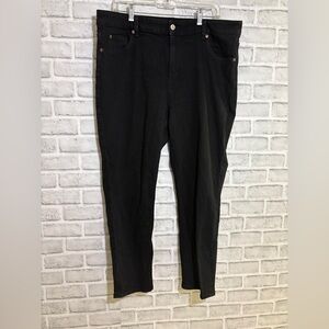 H&M Women's Black Straight Leg Jeans, size XL